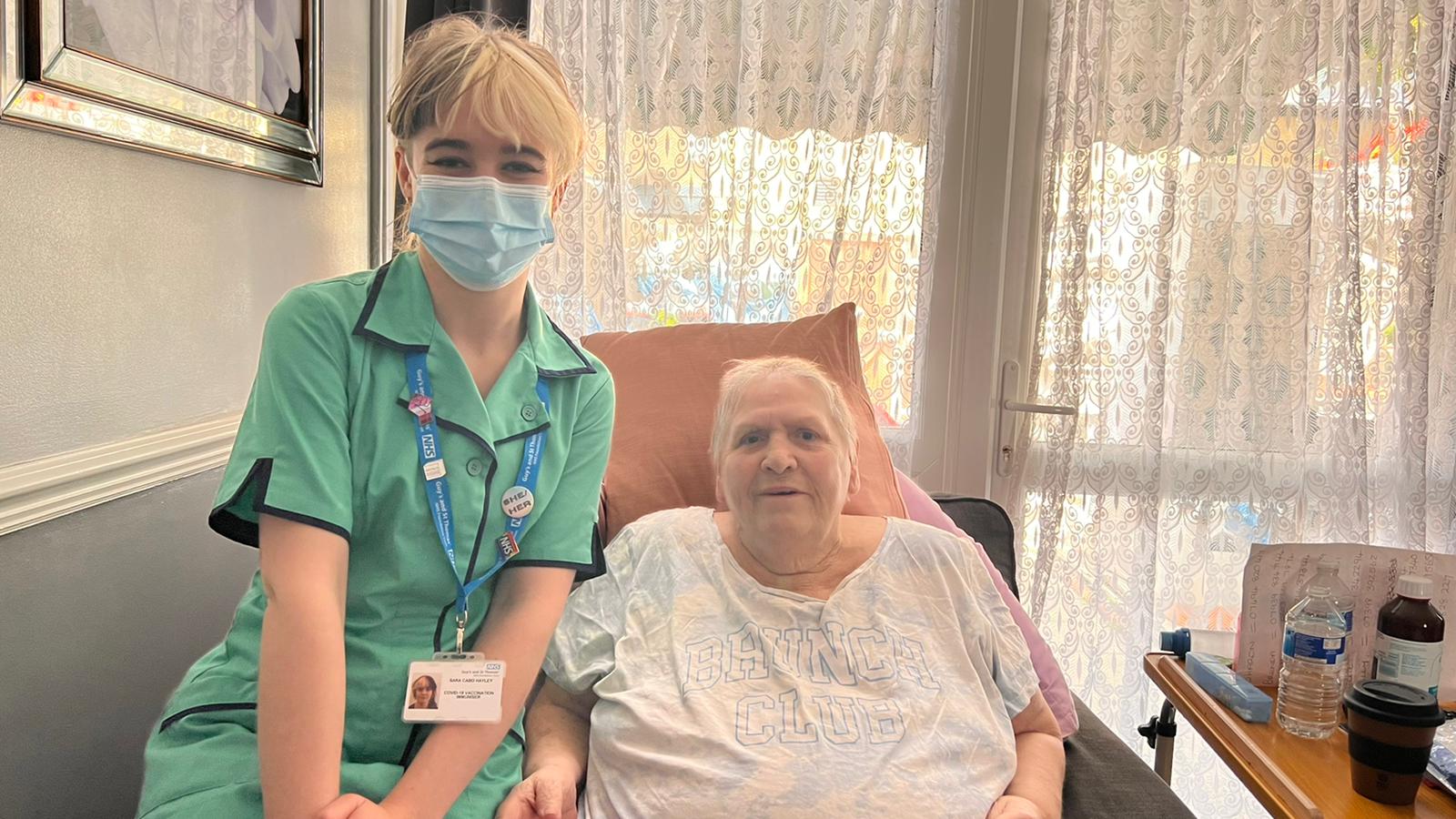 Mobile COVID 19 jab service gives vulnerable housebound patients